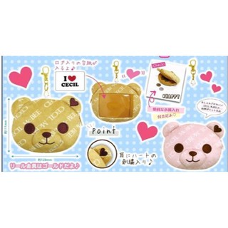 現貨 Toreba 日本線上娃娃機 泰迪熊大臉伸縮票卡包 票卡零錢包 多用途票卡零錢包 日貨景品 泰迪熊 限定景品 日貨