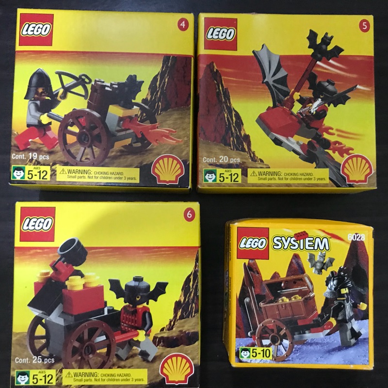 LEGO 樂高 2538 2539 2540 6028 蝠龍國系列 絕版 全新未拆