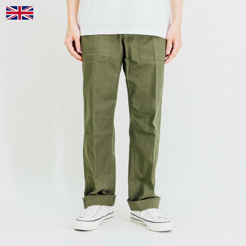 英軍公發 橄欖綠輕量軍褲 British Army Lightweight Trousers 英國 軍綠 長褲 工作褲