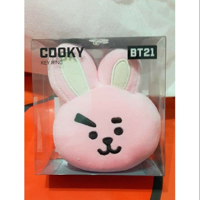 BT21“Cooky”絨毛鑰匙圈吊飾 BTS週邊 bt21鑰匙圈 bt21吊飾 bt21娃娃 bt21 BT21 BTS