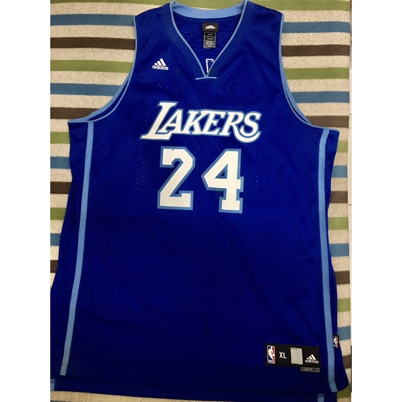 可小議價 NBA球衣  湖人隊 寇比布蘭特KOBE BRYANT（詹姆斯、歐尼爾）變型 異色藍 XL