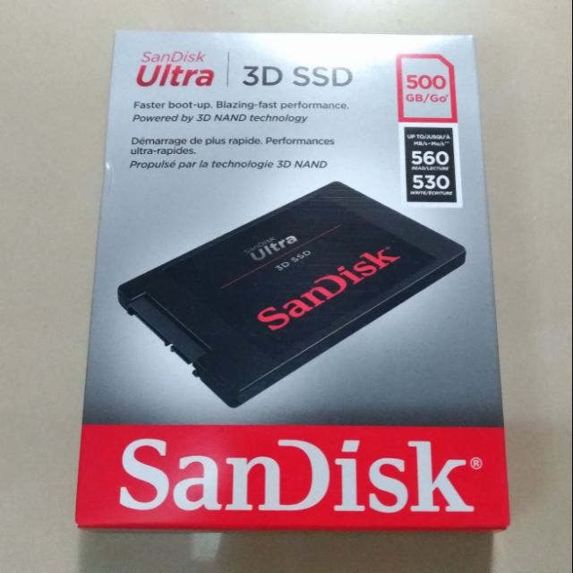 SanDisk Ultra 3D SATA 500G SSD