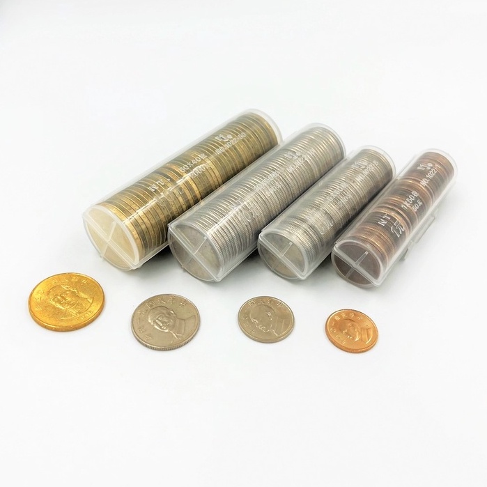 單筒型硬幣整合收納盒 KJ NO.1022 零錢收納盒 硬幣盒 錢幣筒 硬幣盒 硬幣筒