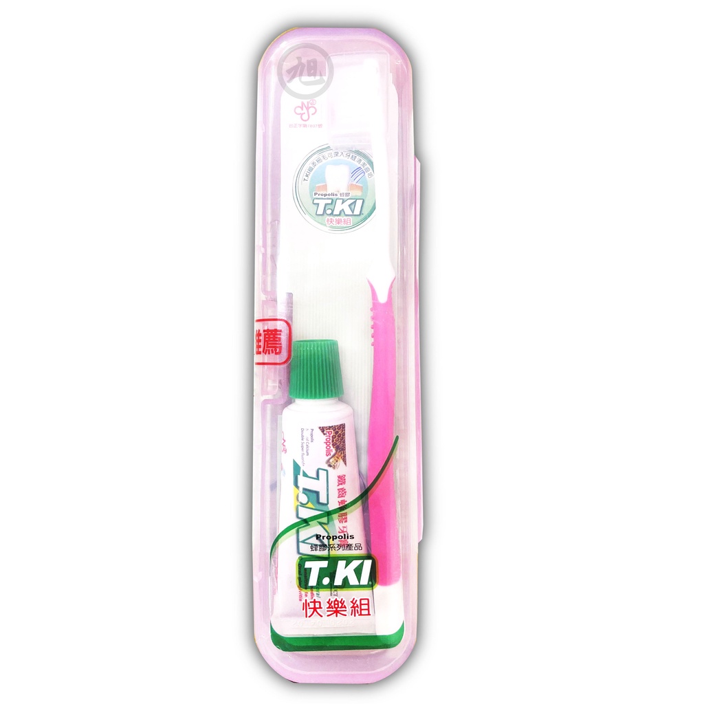 TKI 蜂膠牙膏旅行組 (蜂膠牙膏20G+軟毛牙刷1支)