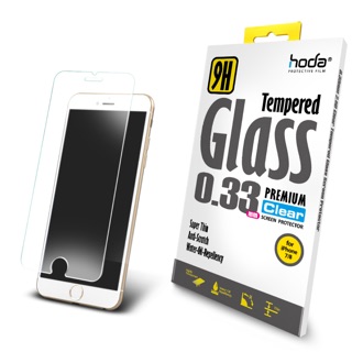 好貼 hoda【iPhone 7/8 4.7吋】全透明高透光9H鋼化玻璃保護貼