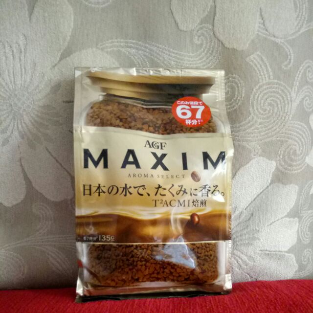 日本代購 AGF MAXIM 金色箴言咖啡補充包 135g