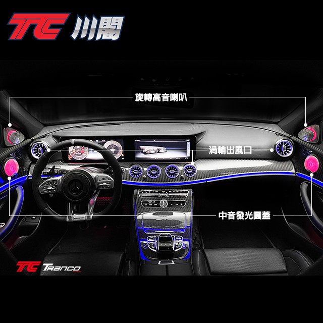 BENZ 64色 氣氛燈 W213 S213 W238 Eclass 16-20年 TRANCO 川閣