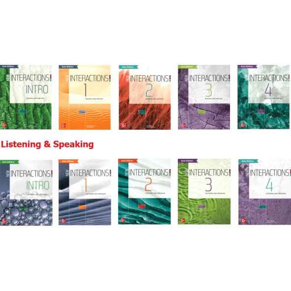 【現貨】New Interactions 系列(Reading/Writing)(Listening/Speaking)(With Code ...