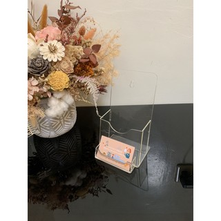 蝦皮代開發票 A4 1/3單層目錄架 臺灣製 透明展示架 DM架 臺灣製 桌上型錄架 含稅