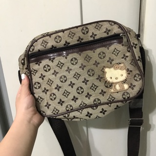 Hello Kitty 緹花 包包 不易撞包