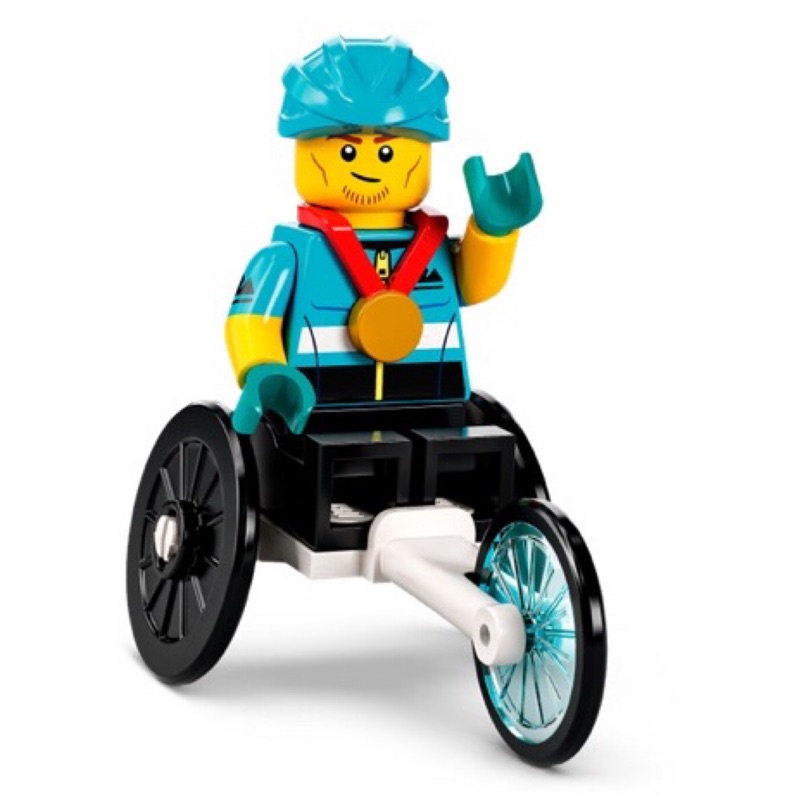 《Bunny》LEGO 樂高 71032 12號 輪椅賽車手 第22代人偶包