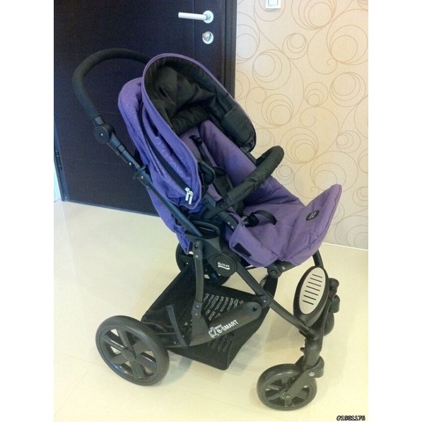 [二手 極新] Britax römer - B-SMART四輪雙向手推車 雙向嬰兒推車 - 紫色