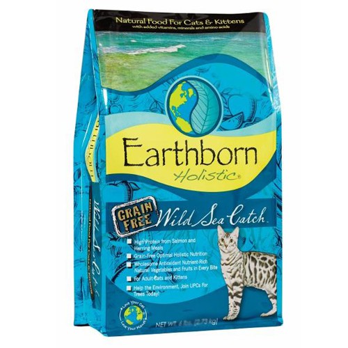 美國Earthborn  原野優越-野生魚/農場貓低敏無穀貓-6kg 天然貓糧/貓飼料