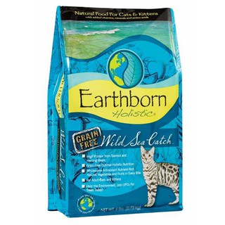 美國Earthborn 原野優越-野生魚/農場貓低敏無穀貓-6kg 天然貓糧/貓飼料