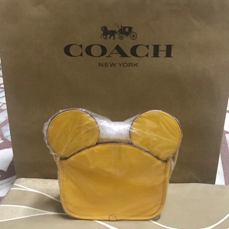 Disney x Coach  限量迪士尼聯名款 米奇側背包