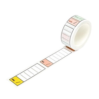 [ARTBOX OFFICIAL] 韓國 每週索引 20 毫米美紋紙膠帶