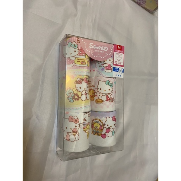 Costco 純棉女童內褲組kitty 6-8歲台灣製