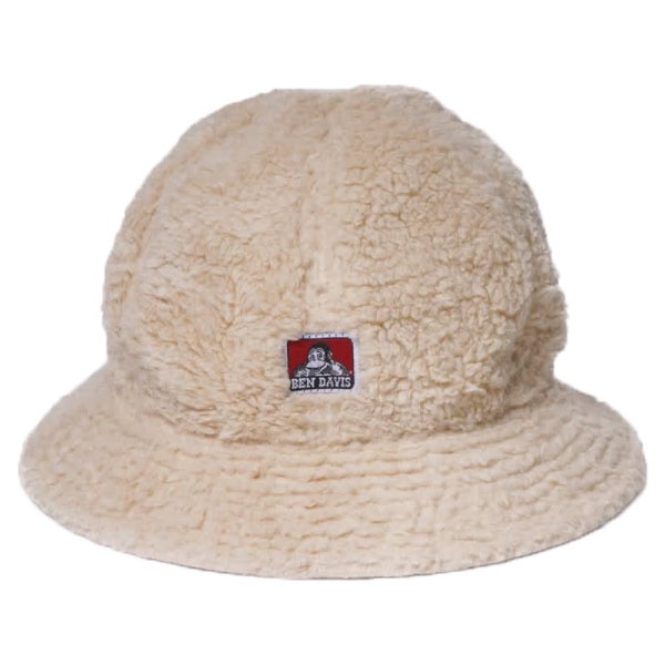 BEN DAVIS BDW-8637-10 BOA REVERSIBLE HAT 羊羔毛配尼龍 雙面 漁夫帽 (卡其色)