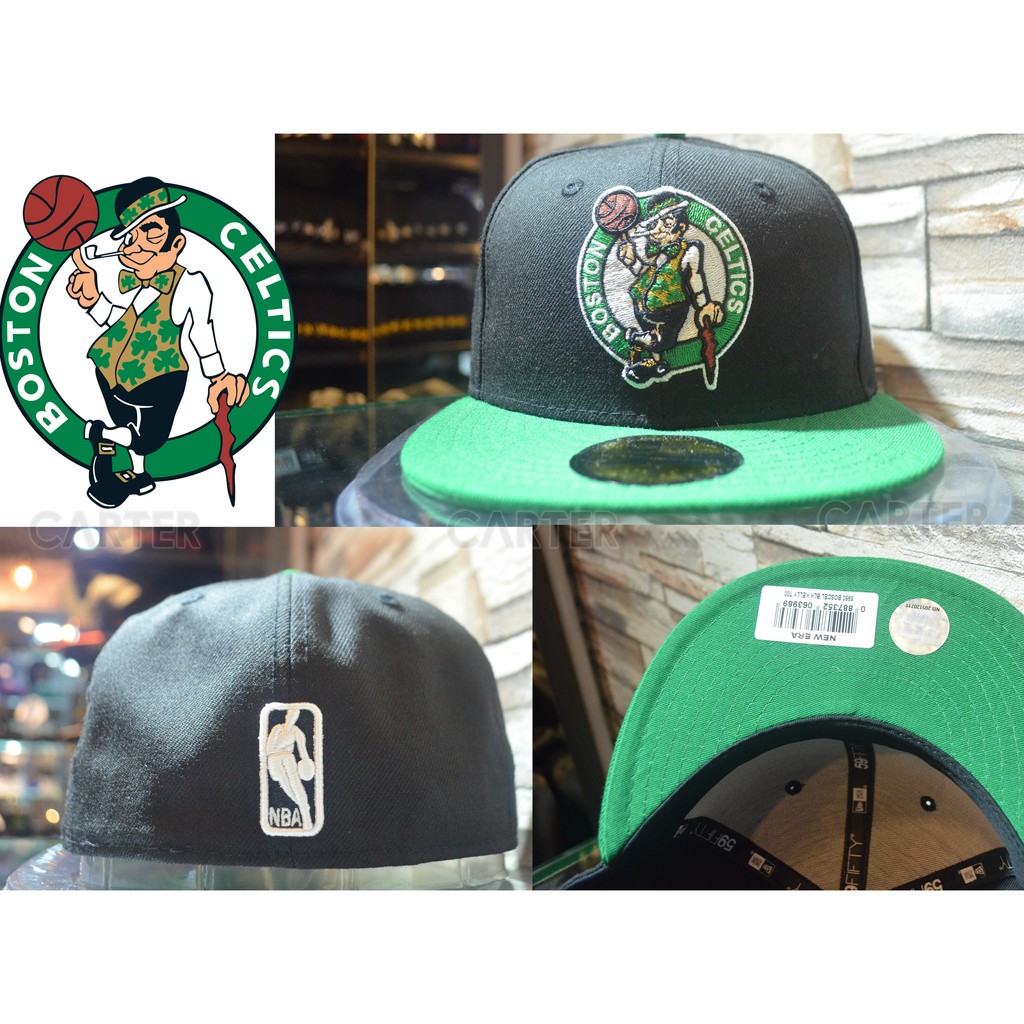 特價 尺寸7 1/8 New Era NBA Boston Celtics 波士頓賽爾提克隊 Fitted 全封棒球帽