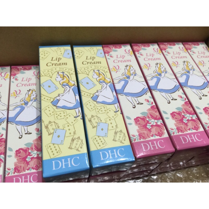 日本DHC 迪士尼disney聯名 愛麗絲夢遊仙境Alice in wonderland 純欖護唇膏 2支一組不拆賣