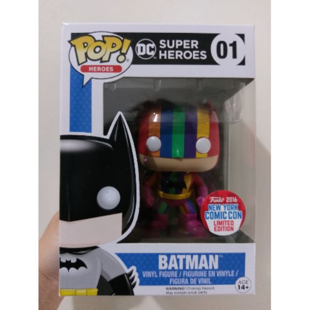 彩虹蝙蝠俠 Rainbow Batman Funko POP #01 2016年紐約動漫展限定版