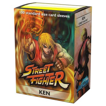 玩家自售 Dragon Shield 龍盾卡套 快打旋風 肯 Street Fighter Ken 100入