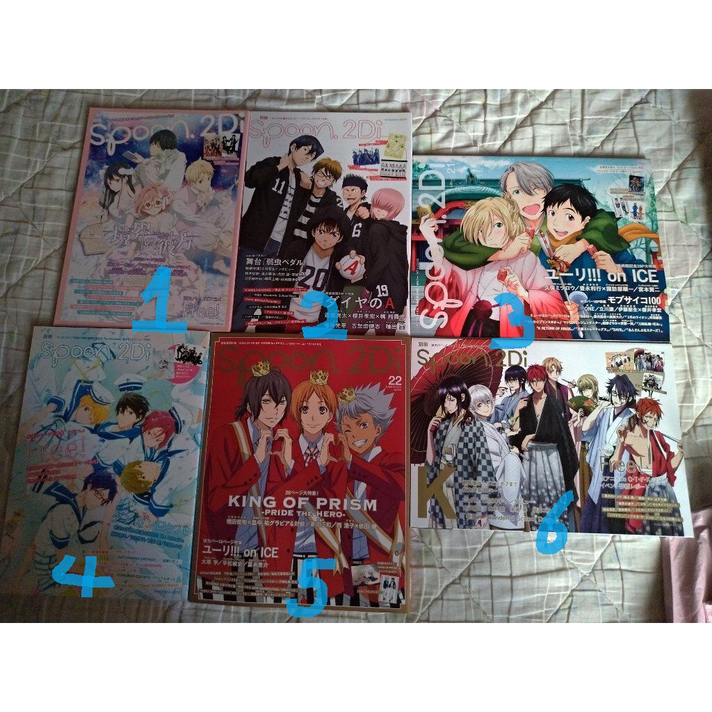 售 Spoon 2di 二手free K 境界的彼方king Of Prism Yoi 鑽石王牌 蝦皮購物