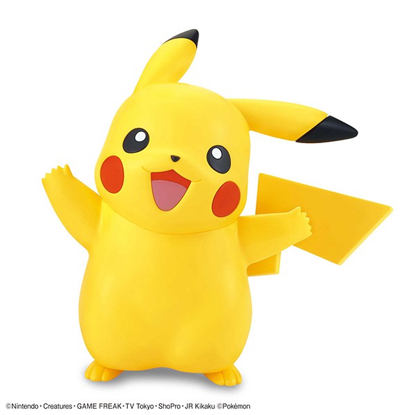 【BANDAI】組裝模型Pokemon 精靈寶可夢 神奇寶貝 快組版 皮卡丘 01 公司貨【９９模玩】