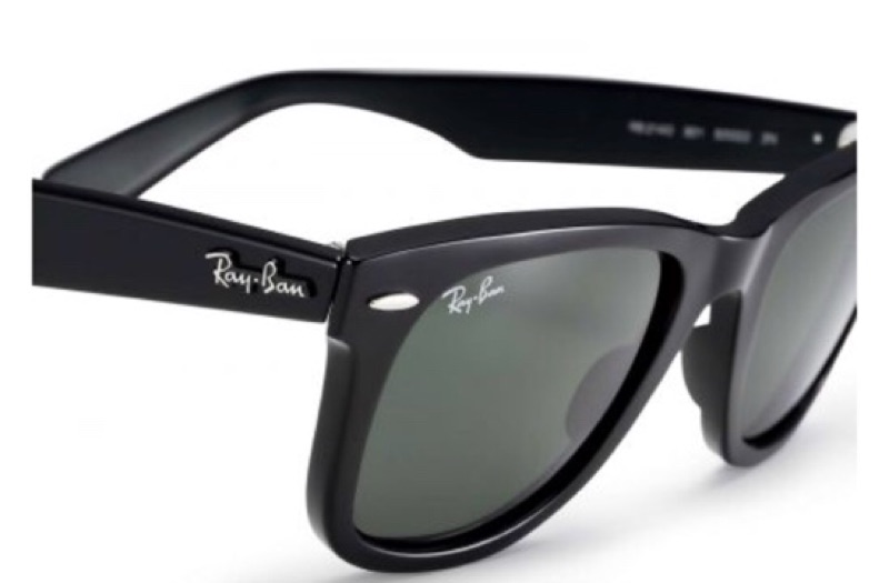black ray bans wayfarer