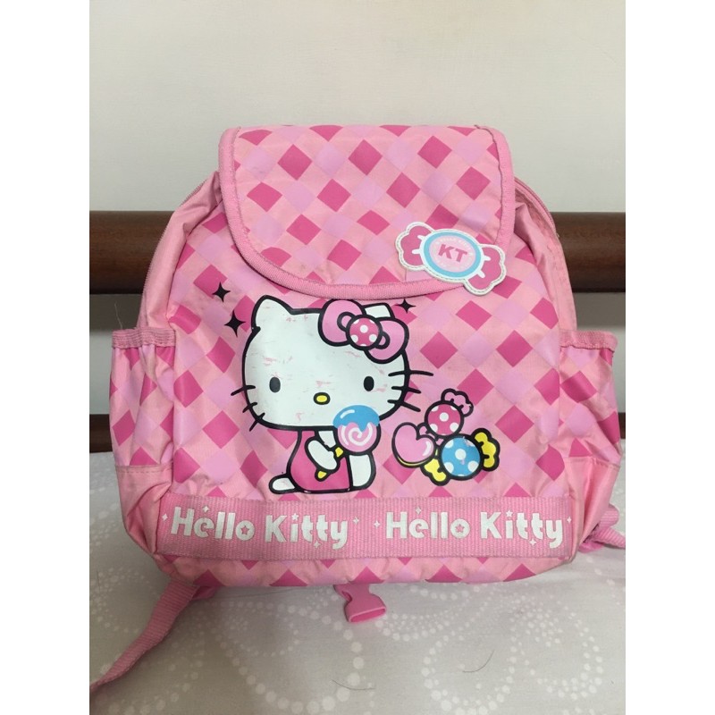二手專櫃Hello Kitty兒童護脊書包背包凱蒂貓