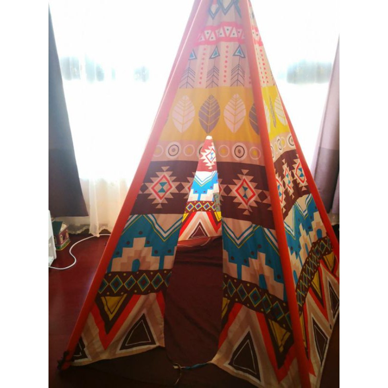 二手 Cuna Tent 成長美學 遊戲帳篷 風格佈置 印第安