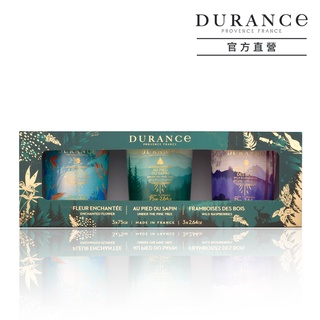 DURANCE朵昂思 香氛蠟燭三入組[冷松林間+原野覆盆子+戀戀情深]