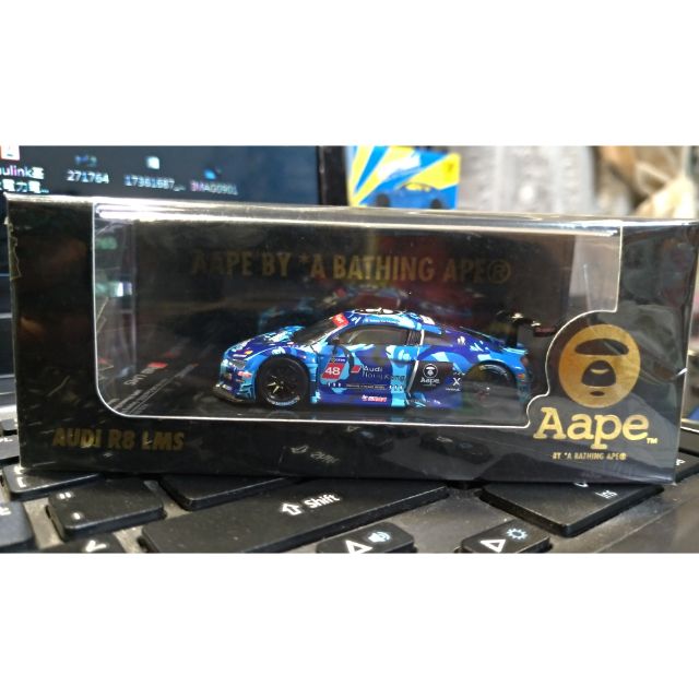 絕版現貨Tarmac 1/64 AUDI 2016 R8 藍迷彩+ BMW E30 M3 DTM FINA