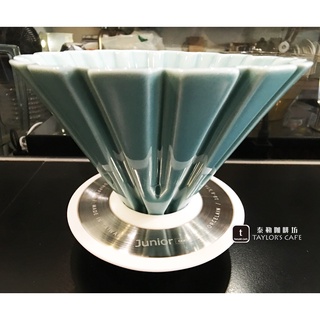 【TDTC 咖啡館】JUNIOR Gear-V 圓錐齒輪陶瓷濾杯 2~4人份(粉藍 / 粉紅 / 咖啡 / 白 / 黑)