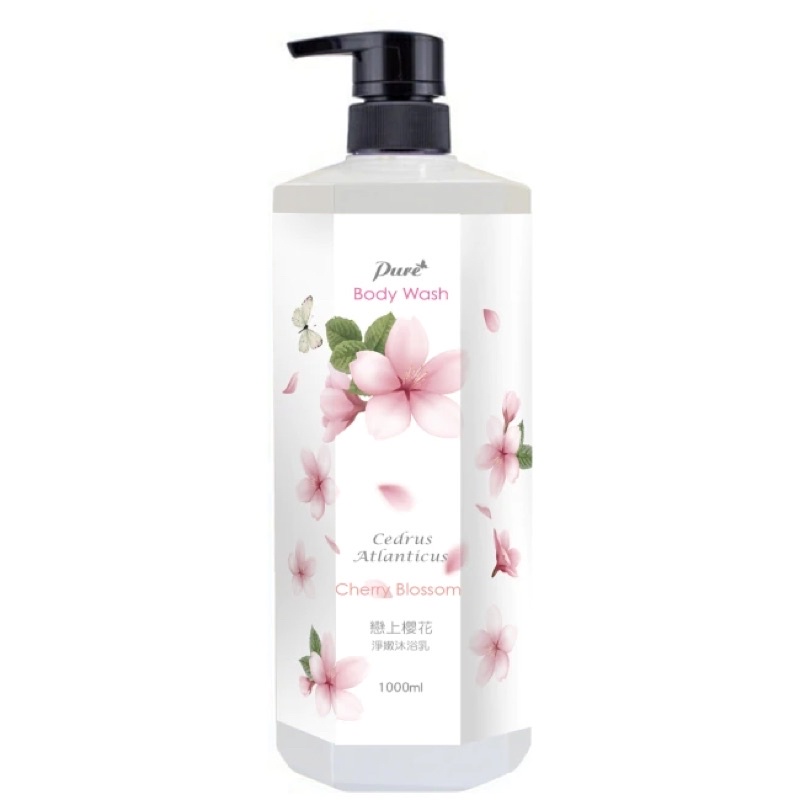 Pure戀上櫻花沐浴乳1000ml