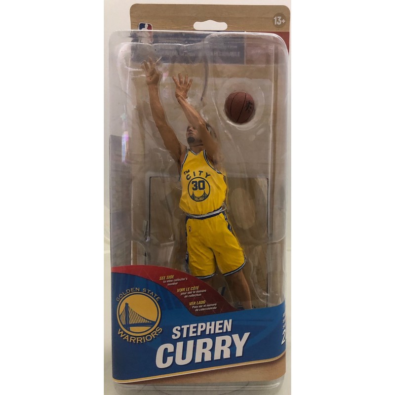 McFARLANE 麥法蘭 NBA28代STEPHEN CURRY史帝芬．柯瑞 咖哩 黃衣公仔老貨收藏出清倉稀有特價促銷