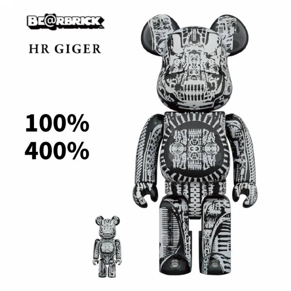 【好好選物】現貨 庫柏力克熊 BE@RBRICK 異形 H.R. Giger (Black) 400% &amp; 100%