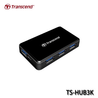 【3CTOWN】含稅附發票 內附變壓器 創見 TS-HUB3K USB3.1 4埠 集線器 HUB