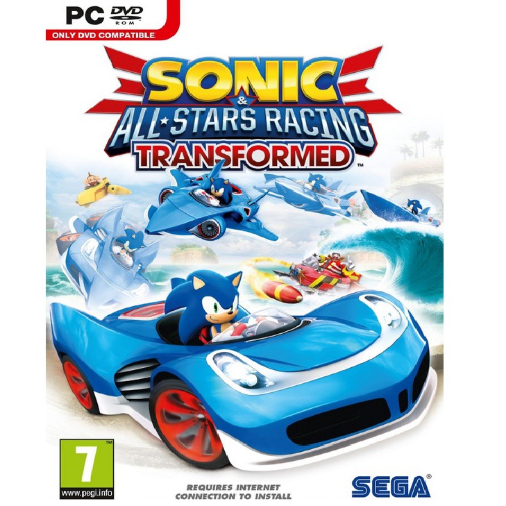 PC版 肉包 STEAM 音速小子 超級巨星大賽車 變形 Sonic &amp; All-Stars Racing Transf