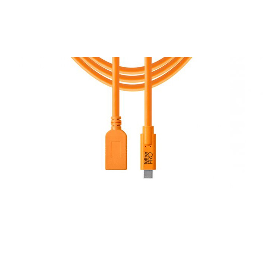 Tether Tools CUCA415-ORG 延長線 USB-C 轉 USB3.0-A 4.6 相機專家 [公司貨]