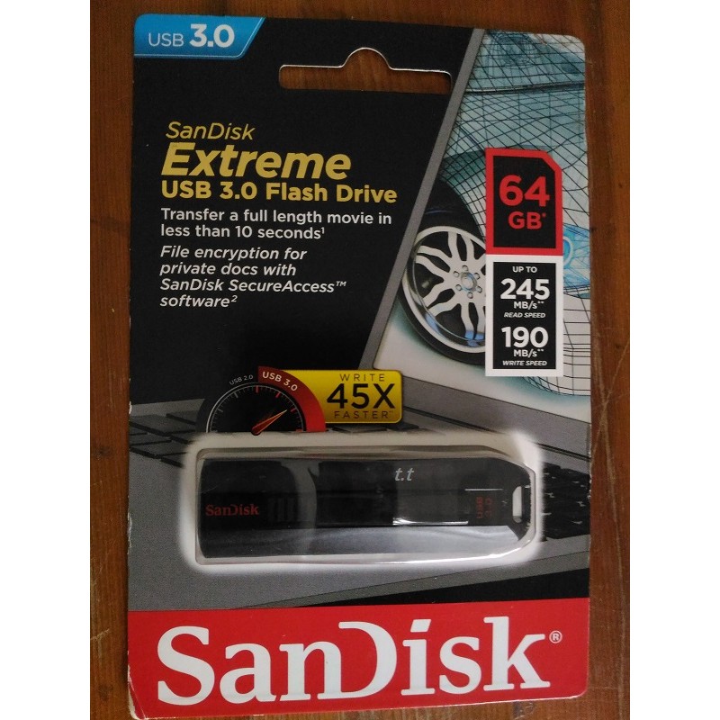 SanDisk Extreme 64GB CZ80 245MB/s 高速碟 快閃碟 高速 隨身碟 公司貨(現貨)