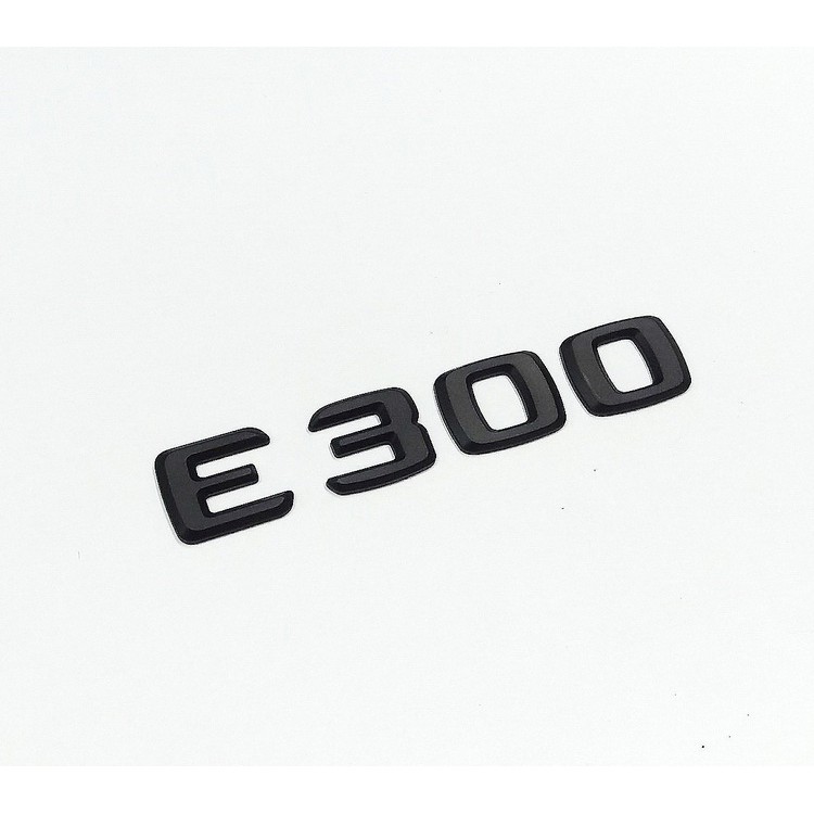 圓夢工廠 賓士Benz W212 S212 2008~2014 E300 改裝 消光黑 後車箱字貼 字體同原廠款式