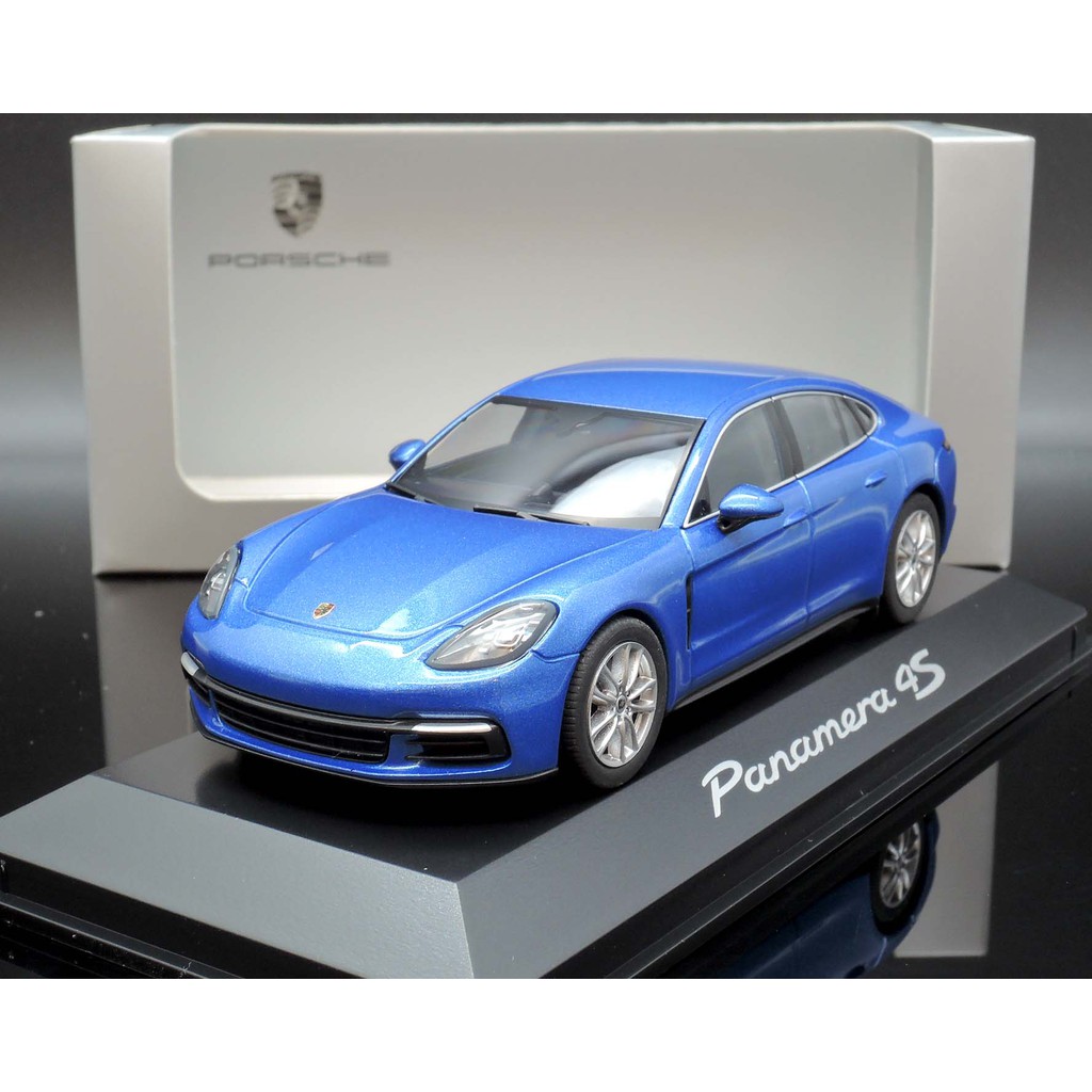 【M.A.S.H】[現貨特價] 原廠 Herpa 1/43 Porsche Panamera 4S 2016 blue