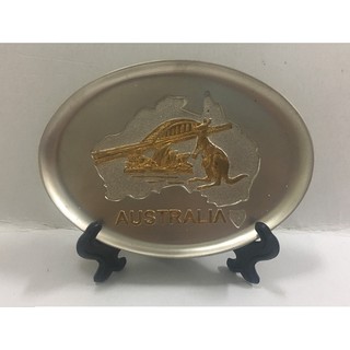 【友客裡】((文化藝品))澳洲紀念品袋鼠歌劇院,港灣大橋 桌上型- 盤架