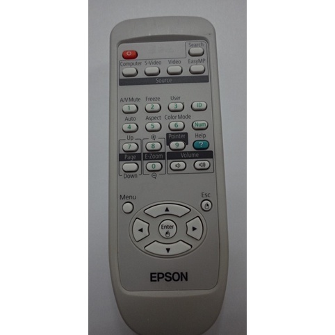 二手搖控器 -愛普生 EPSON 投影機控器 EB-1720 EB-1725 EB-1730W 正常