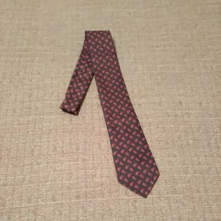 ❤ooh.lala❤ 全新 型男必備 義大利 變形蟲印花 領帶 紳士領帶 絲質領帶