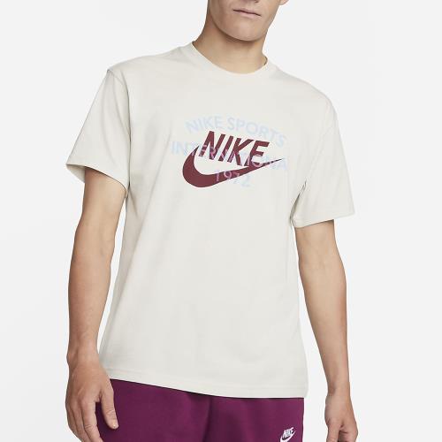 Kazima｜Nike 短T 短袖 上衣 復古 大LOGO 米白 杏色 鐵灰 深灰 灰 DR8007-072 060