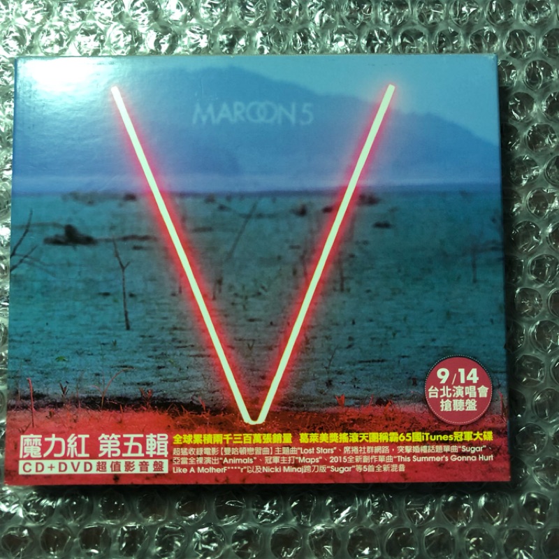 Maroon 5 魔力紅 第五輯 CD+DVD超值影音盤