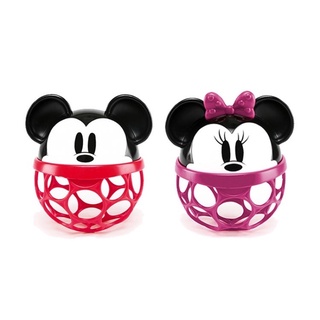 kids II oball disney 沙沙洞動球 米奇/米妮 魔力洞動球 嬰兒玩具球 寶寶抓握球