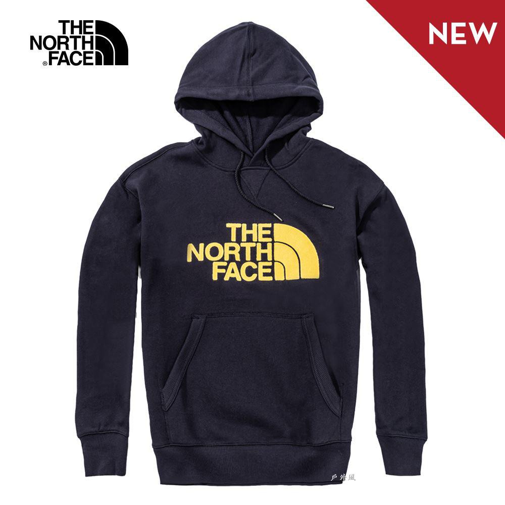 【The North Face】男女款 休閒連帽大學T恤